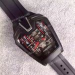 New 2016 Hublot Ferrari Replica MP-05 LaFerrari Watch - Black Case & Red Inner